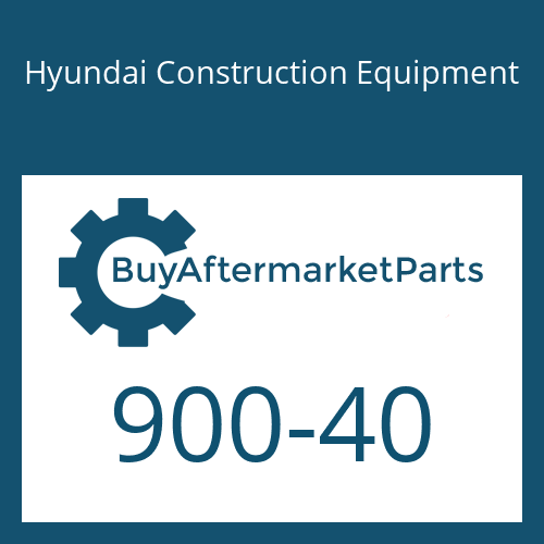 Hyundai Construction Equipment 900-40 - PLUG
