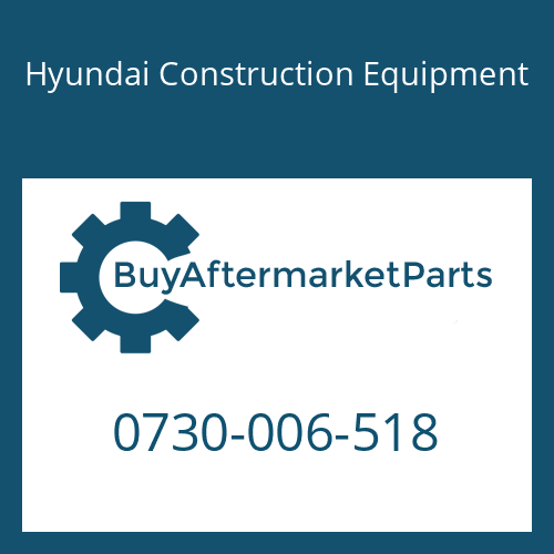 Hyundai Construction Equipment 0730-006-518 - Shim(0.95)