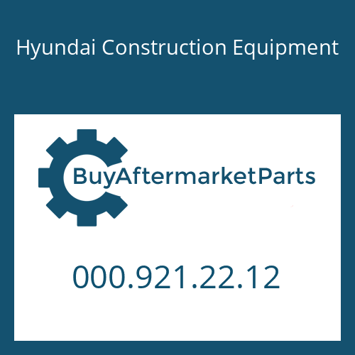 Hyundai Construction Equipment 000.921.22.12 - Spring-Compression