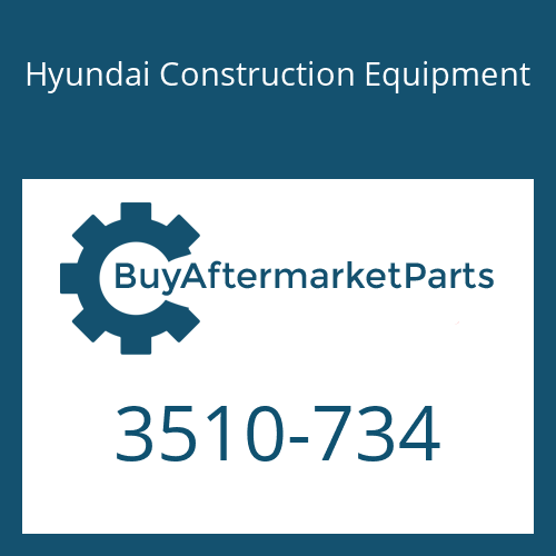 Hyundai Construction Equipment 3510-734 - PLUNGER ASSY