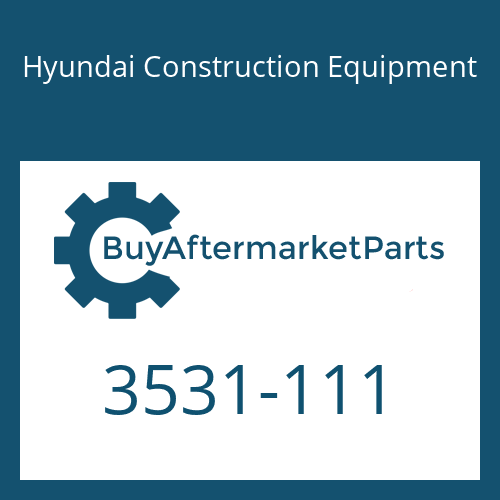 Hyundai Construction Equipment 3531-111 - SPRING-GUIDE