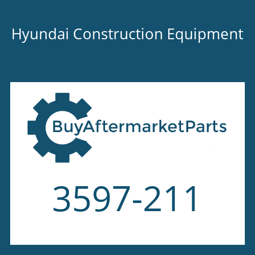 Hyundai Construction Equipment 3597-211 - SPACER