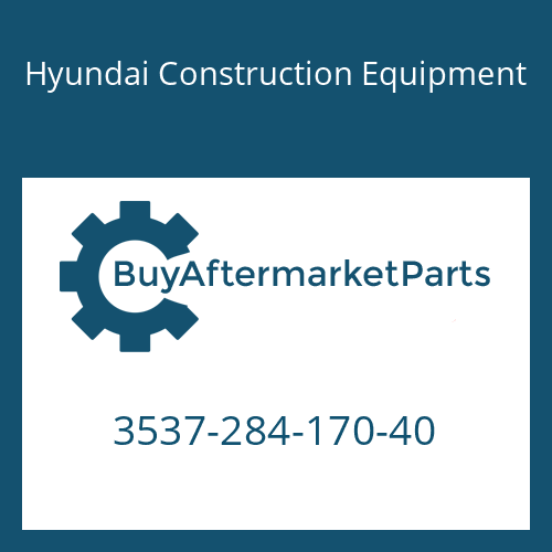 3537-284-170-40 Hyundai Construction Equipment VALVE ASSY-RELIEF/MAIN