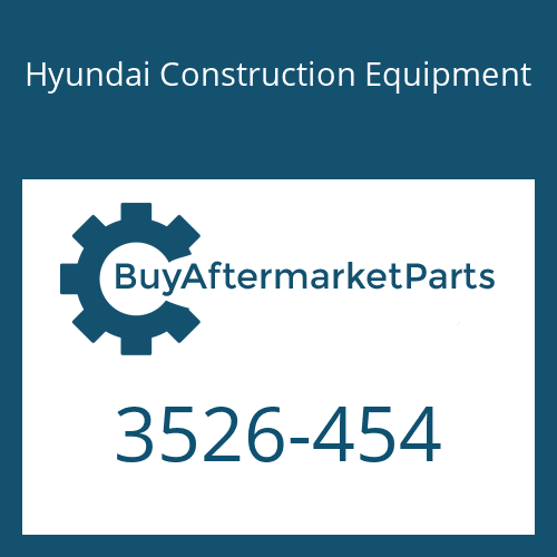 Hyundai Construction Equipment 3526-454 - Plug