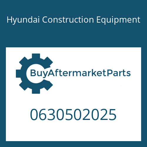 Hyundai Construction Equipment 0630502025 - Ring-Retaining