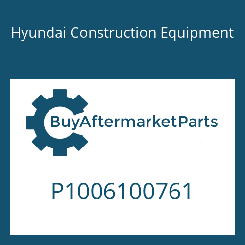 Hyundai Construction Equipment P1006100761 - BLOCK-SECTION