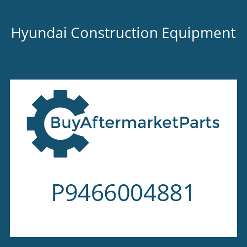 Hyundai Construction Equipment P9466004881 - Wire-Sealing