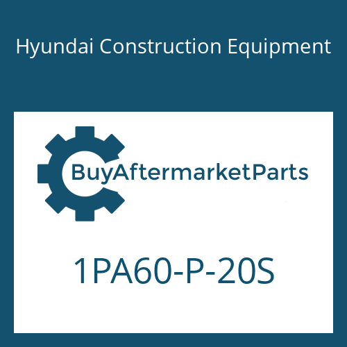Hyundai Construction Equipment 1PA60-P-20S - Reducing Cartridge