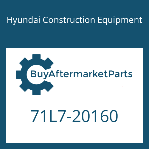 Hyundai Construction Equipment 71L7-20160 - COVER-REAR