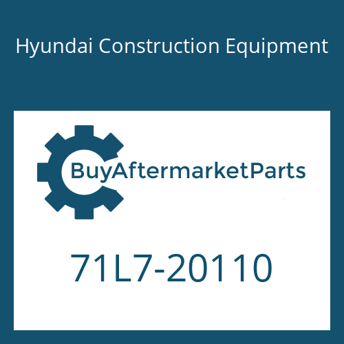 Hyundai Construction Equipment 71L7-20110 - COVER