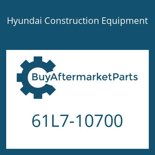 Hyundai Construction Equipment 61L7-10700 - Boom Wa