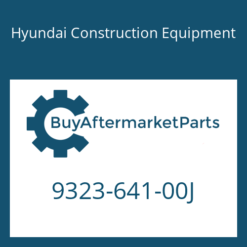 9323-641-00J Hyundai Construction Equipment O-RING