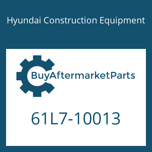 Hyundai Construction Equipment 61L7-10013 - BOOM ASSY