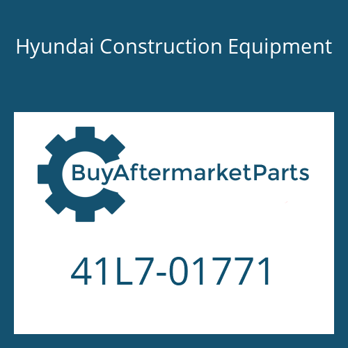 Hyundai Construction Equipment 41L7-01771 - FRAME-FRONT
