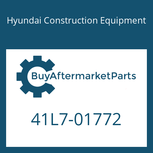 Hyundai Construction Equipment 41L7-01772 - FRAME-FRONT
