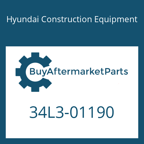 Hyundai Construction Equipment 34L3-01190 - PLATE
