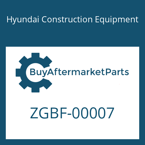 Hyundai Construction Equipment ZGBF-00007 - BALL