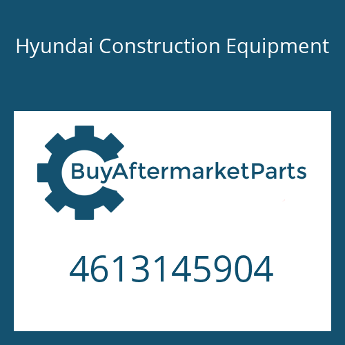 Hyundai Construction Equipment 4613145904 - PLATE