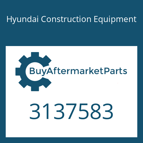 Hyundai Construction Equipment 3137583 - Gear-Side