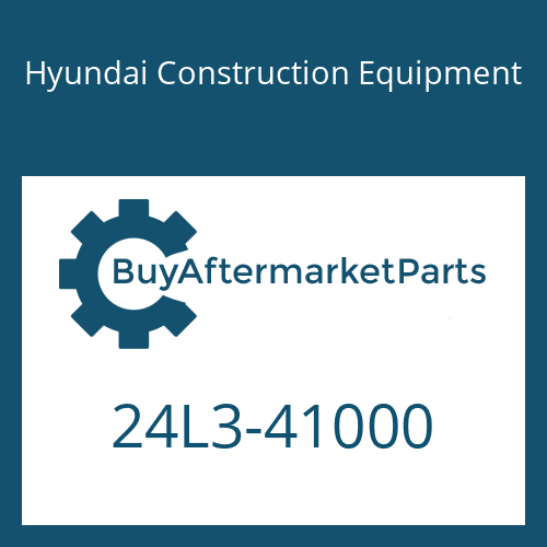 24L3-41000 Hyundai Construction Equipment MOTOR ASSY-WIPER FR