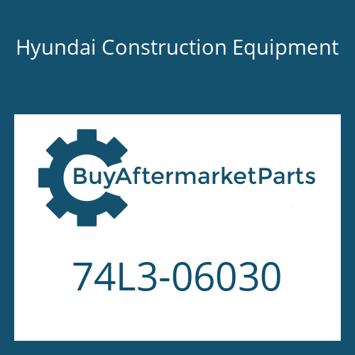 Hyundai Construction Equipment 74L3-06030 - COVER ASSY-REAR
