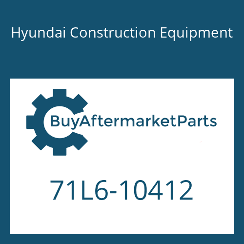 Hyundai Construction Equipment 71L6-10412 - MAT ASSY