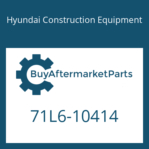 Hyundai Construction Equipment 71L6-10414 - MAT ASSY