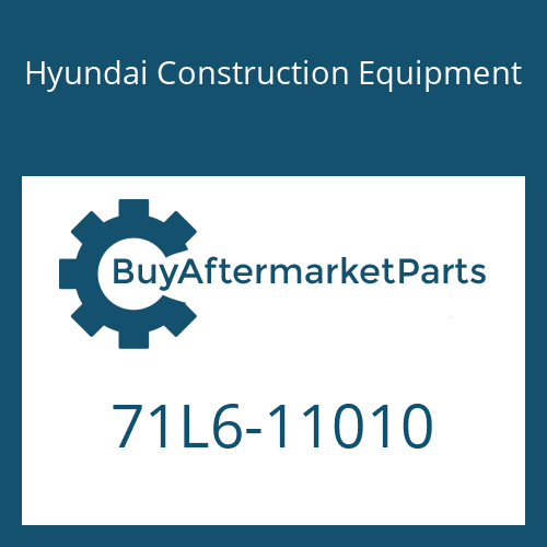 Hyundai Construction Equipment 71L6-11010 - SUPPORT