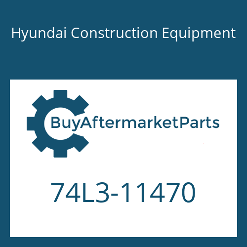 Hyundai Construction Equipment 74L3-11470 - COVER ASSY-SIDE