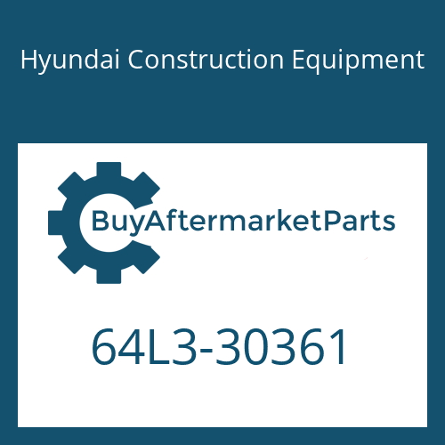 Hyundai Construction Equipment 64L3-30361 - PIN-JOINT