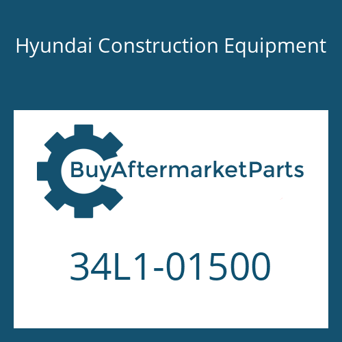 34L1-01500 Hyundai Construction Equipment PLATE