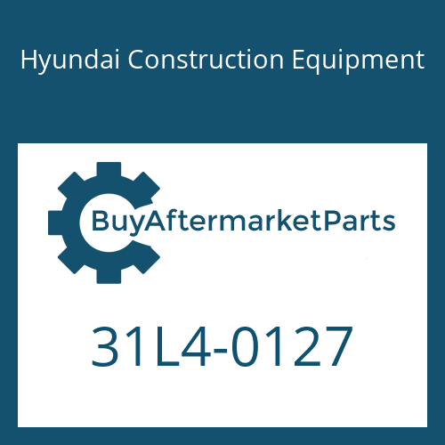 Hyundai Construction Equipment 31L4-0127 - PLATE