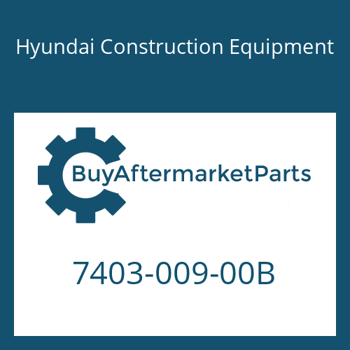Hyundai Construction Equipment 7403-009-00B - COUPLING