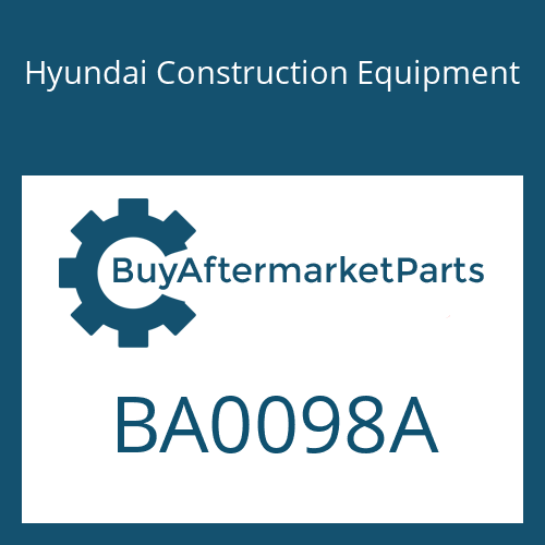 Hyundai Construction Equipment BA0098A - O-RING