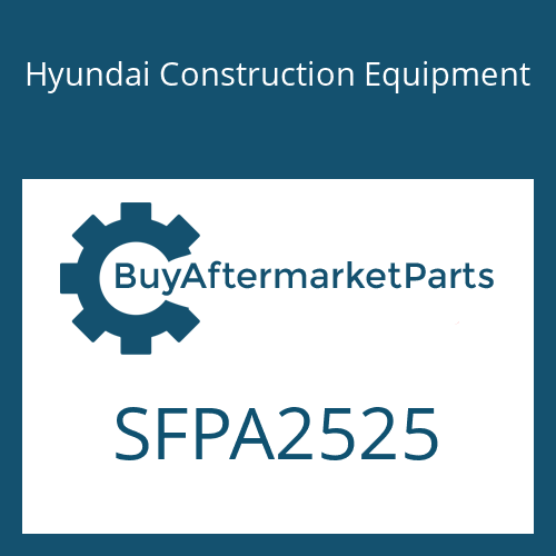 Hyundai Construction Equipment SFPA2525 - FLANGE-SIDE