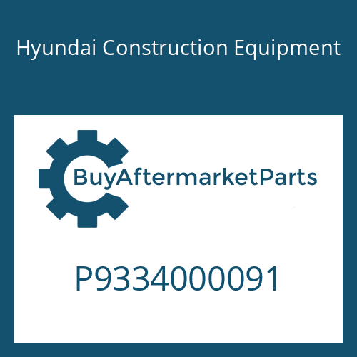 Hyundai Construction Equipment P9334000091 - Screw-Cap
