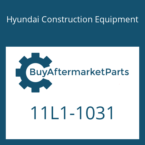 Hyundai Construction Equipment 11L1-1031 - SPACER