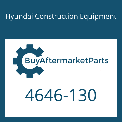 Hyundai Construction Equipment 4646-130 - Engine Connection