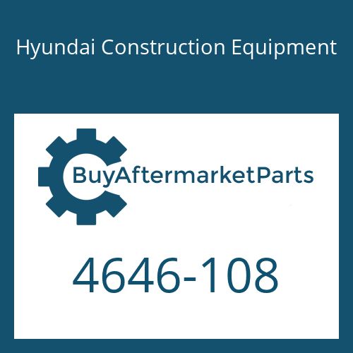 Hyundai Construction Equipment 4646-108 - LAY SHAFT