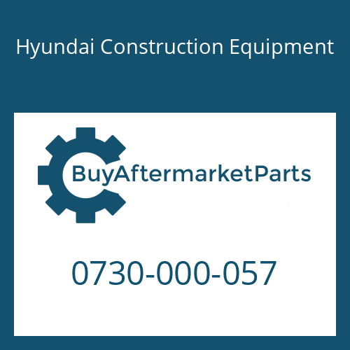 Hyundai Construction Equipment 0730-000-057 - Shim(2.0)