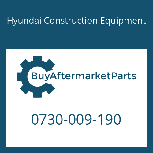 Hyundai Construction Equipment 0730-009-190 - SHIM(5.5)