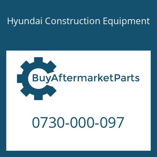 Hyundai Construction Equipment 0730-000-097 - Washer(0.3)