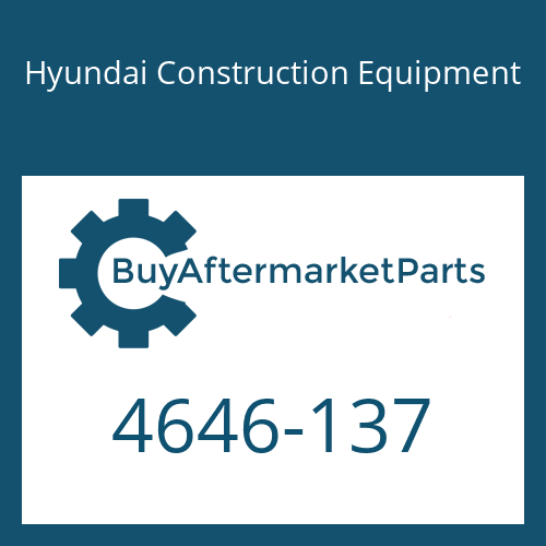 Hyundai Construction Equipment 4646-137 - Emer Steering Pump
