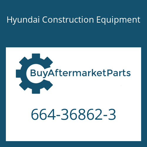 Hyundai Construction Equipment 664-36862-3 - Plug