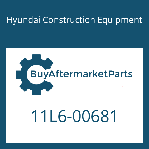 Hyundai Construction Equipment 11L6-00681 - BOLT-HEX