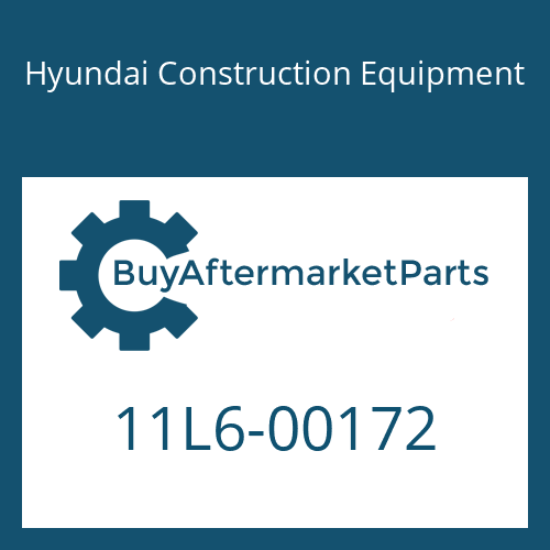 Hyundai Construction Equipment 11L6-00172 - HOSE-RETURN