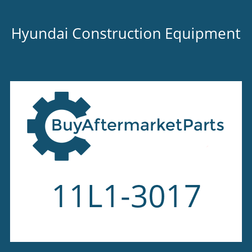 Hyundai Construction Equipment 11L1-3017 - FITTING