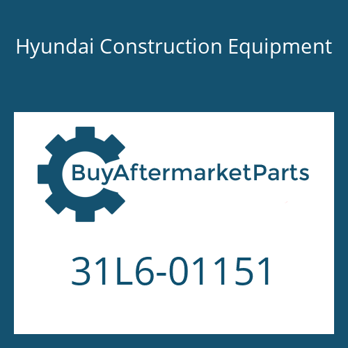Hyundai Construction Equipment 31L6-01151 - PLATE