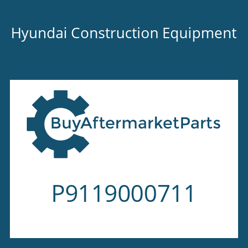 Hyundai Construction Equipment P9119000711 - O-RING