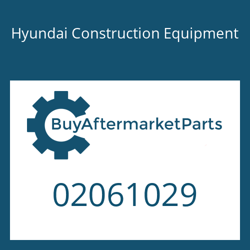Hyundai Construction Equipment 02061029 - SCREW-CAP
